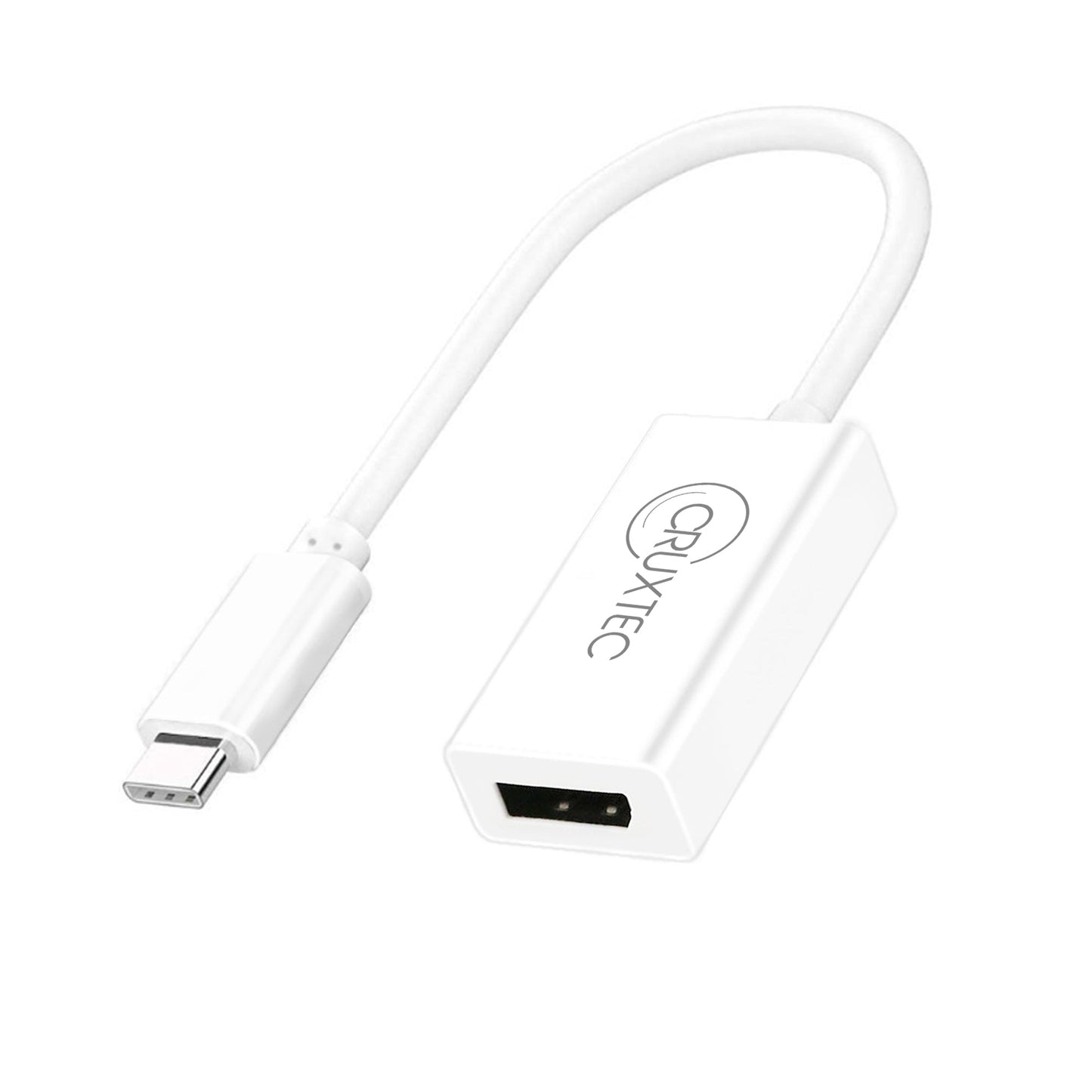 Cruxtec USB-C to Displayport Adapter 4K ( 3840x2160/60Hz ) , Support DisplayPort Alternate Mode.