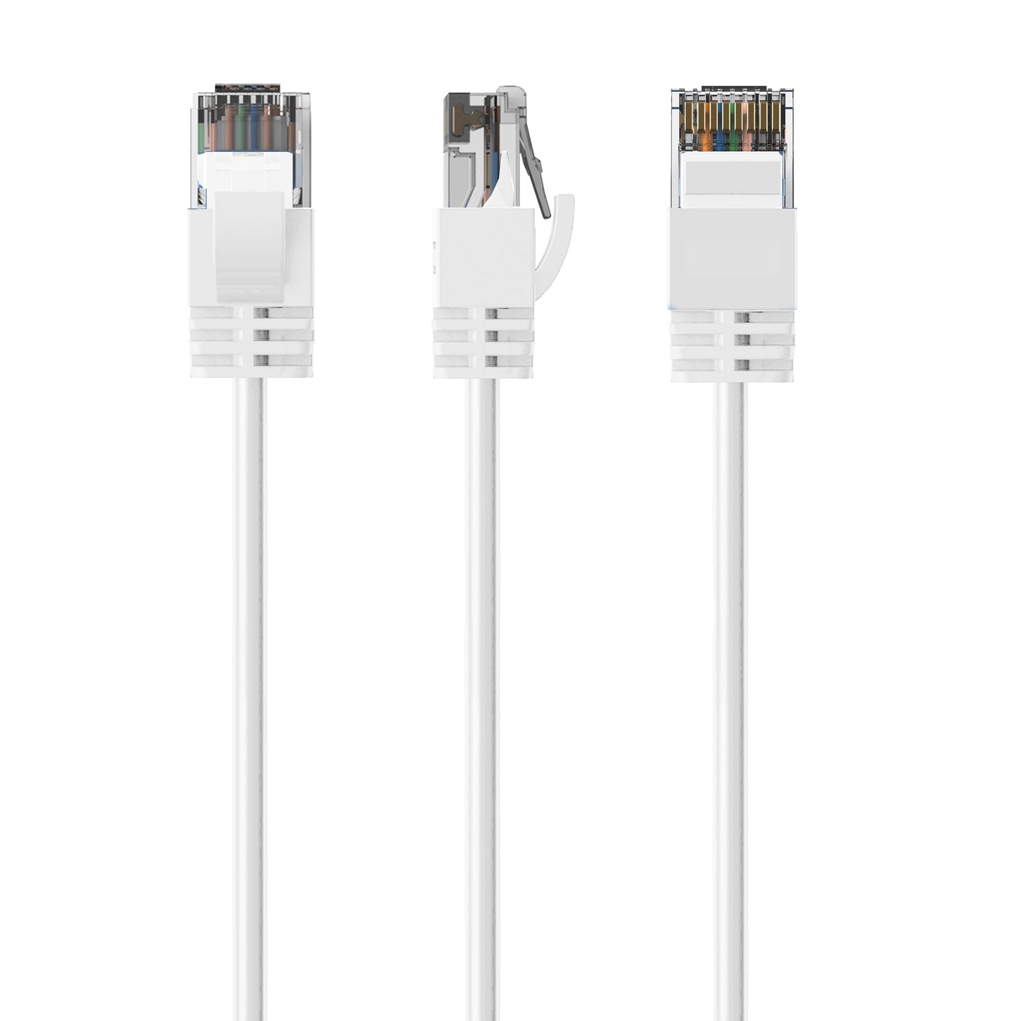 Cruxtec Ultra-Thin CAT6A UTP Ethernet Cable White