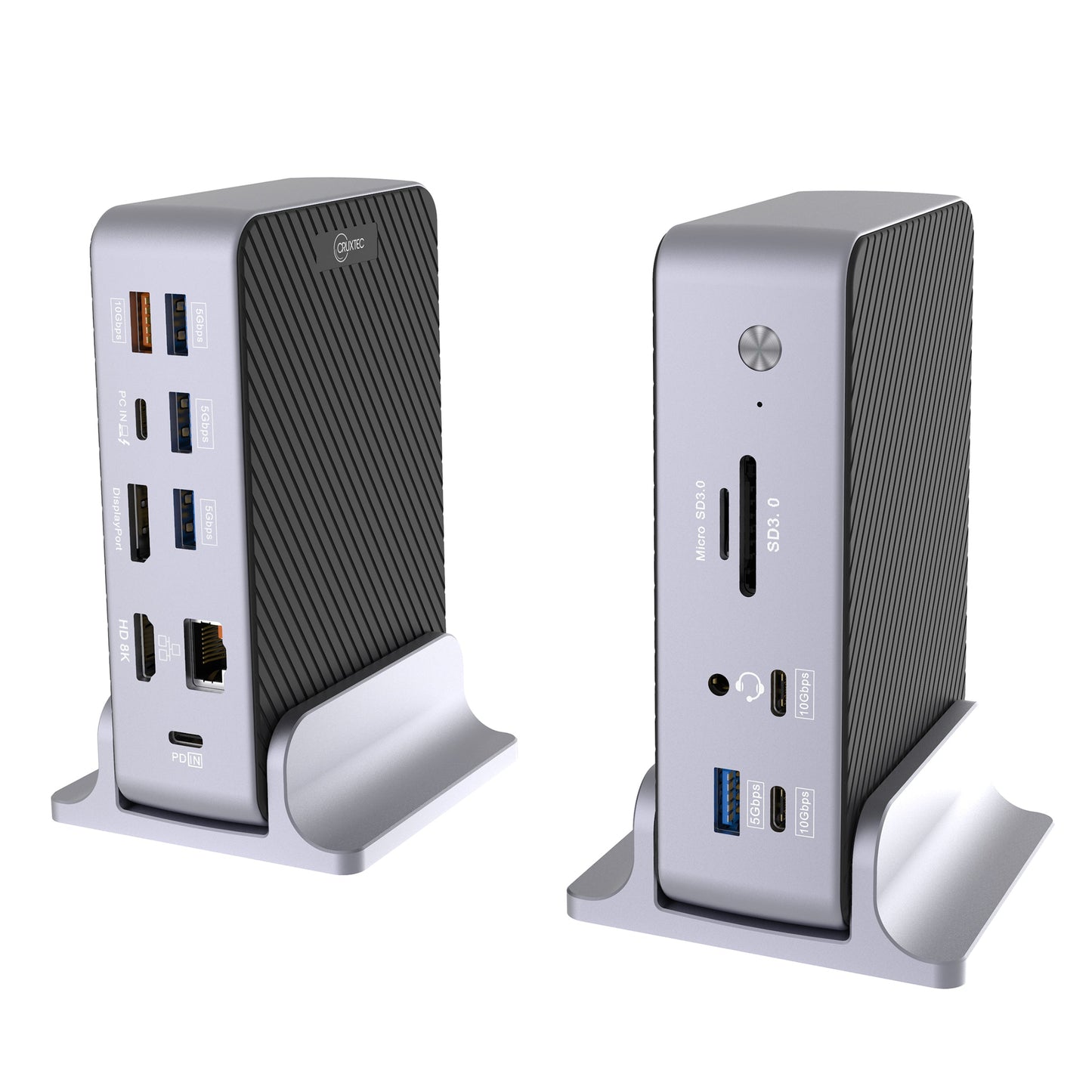 Cruxtec Universal 15-in-1 USB-C Multifunctional Docking Station