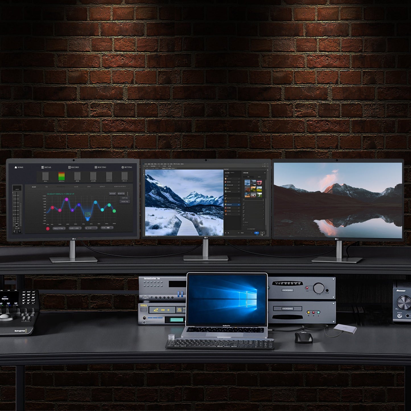 Cruxtec DisplayPort to 3 x DisplayPort Multi-Monitor 8K Adapter