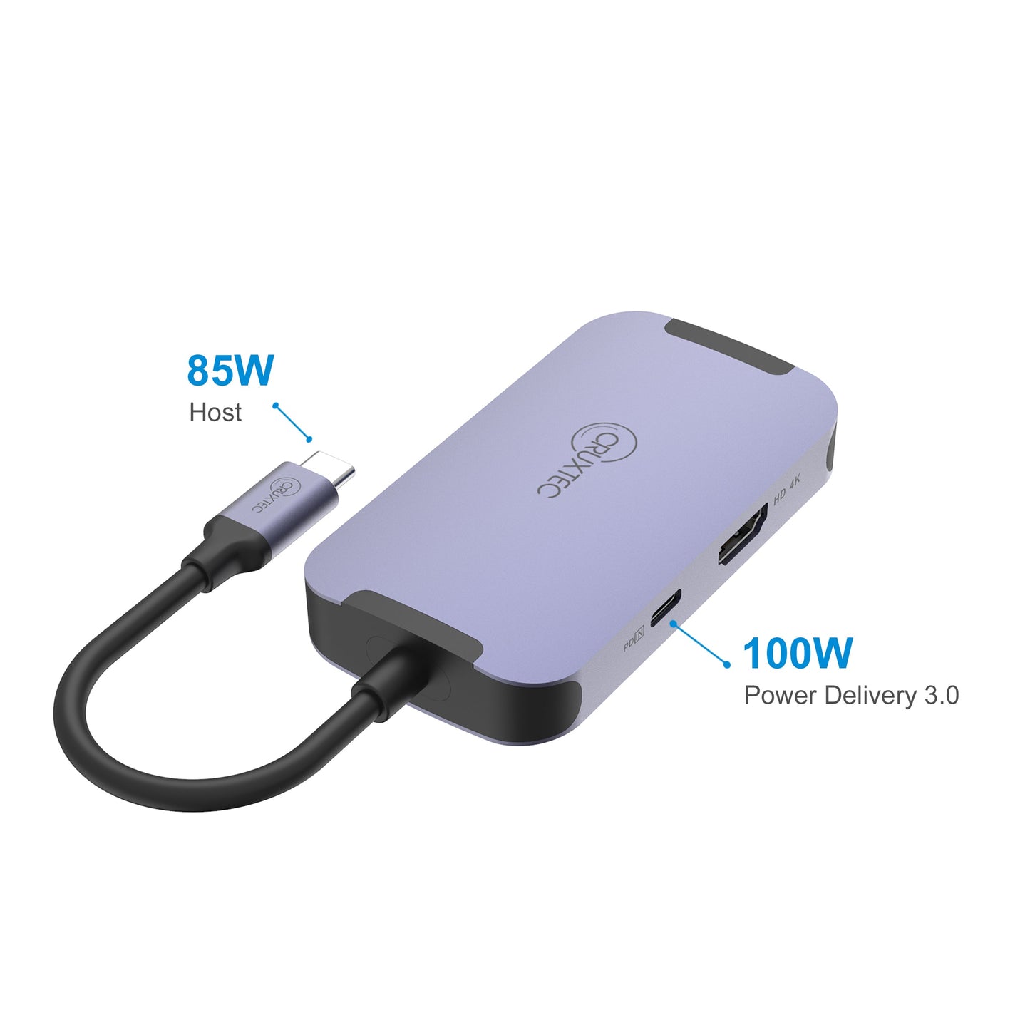 Cruxtec 6-in-1 USB-C Mini Dock