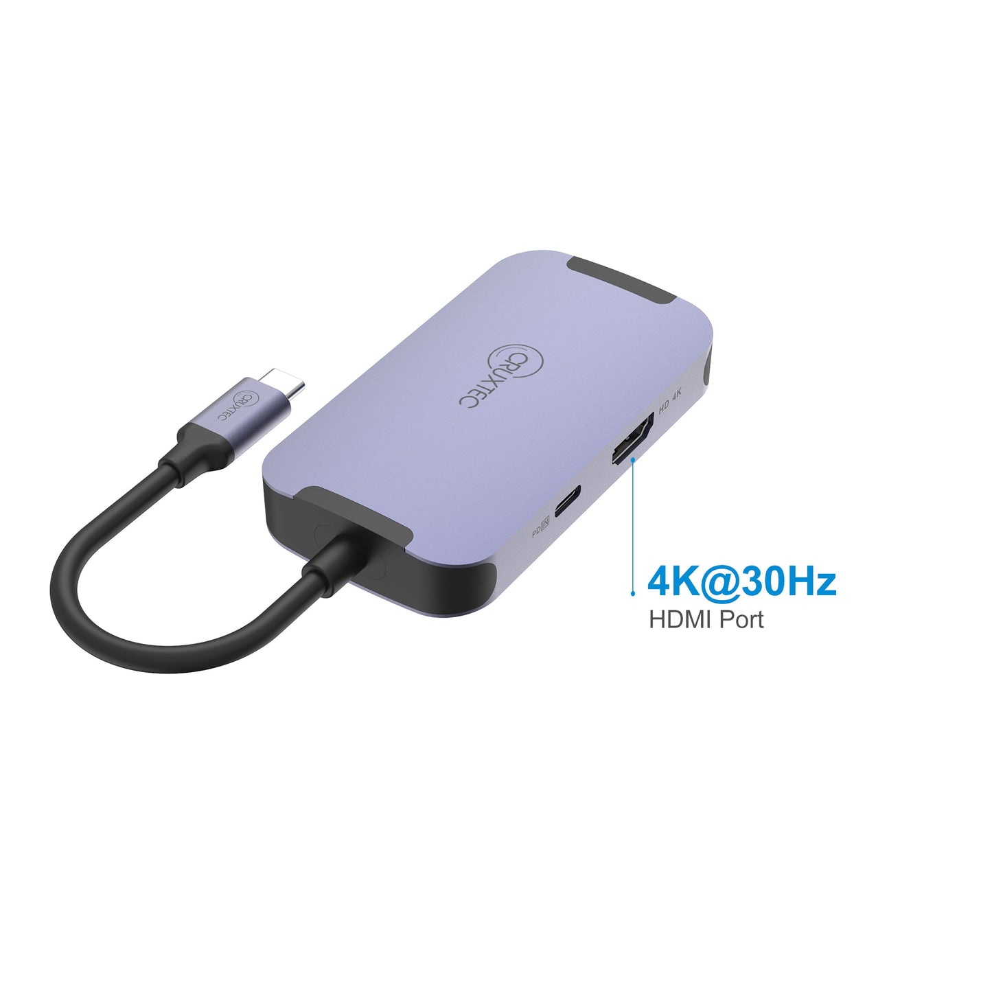 Cruxtec 6-in-1 USB-C Mini Dock