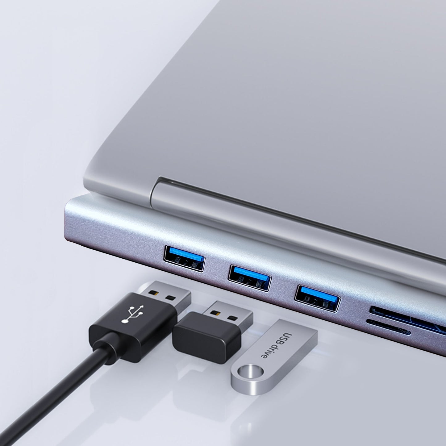 Cruxtec 11 in 1 USB-C Multifunction Docking Station with 100W PD