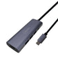 Cruxtec Aluminium Alloy USB-C Mulitport Docking Adapter, 1x 4K HDMI, 3x USB3.0, 1x USB-C 100W PD