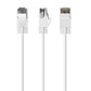 Cruxtec Ultra-Thin CAT6A UTP Ethernet Cable White