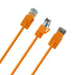 Cruxtec Ultra-Thin CAT6A UTP Ethernet Cable Orange
