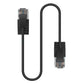 Cruxtec Ultra-Thin CAT6A UTP Ethernet Cable Black