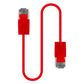 Cruxtec Ultra-Thin CAT6A UTP Ethernet Cable Red
