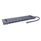 Cruxtec 11 in 1 USB-C Multifunction Docking Station with 100W PD